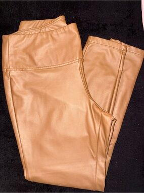 a new day Faux Leather Leggings in camel